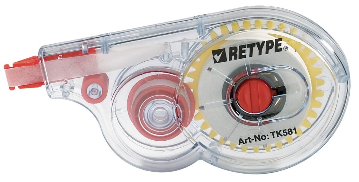 RETYPE Correction Tape TK582-11 Retype 5mmx8m weiss – Hochwertig & günstig bei ShopDeca