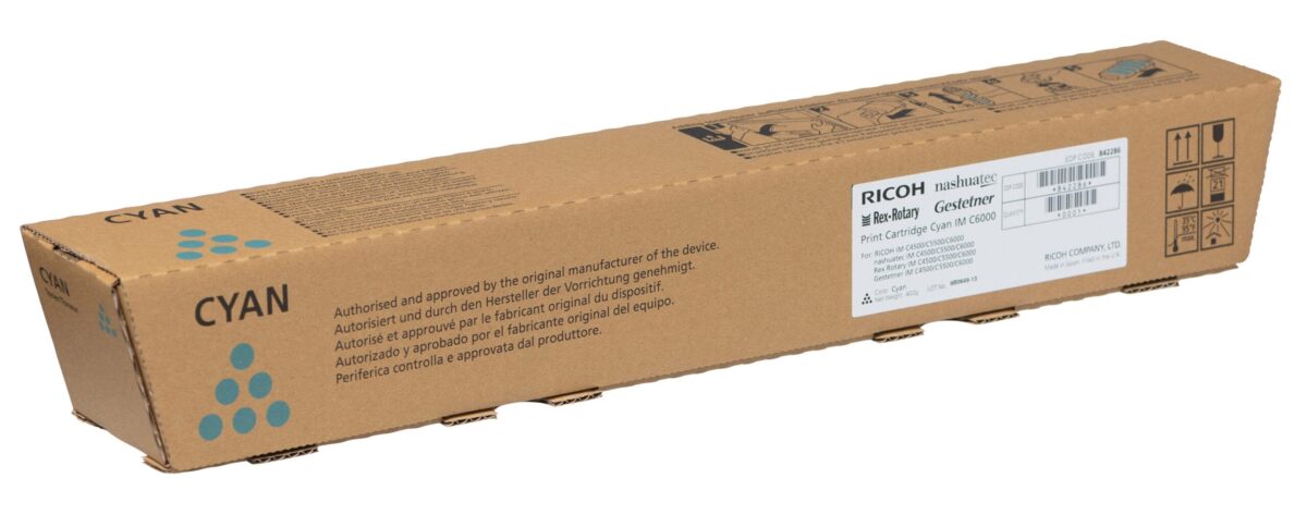 RICOH Toner cyan 842286 IM C6000 22'500 Seiten – Hochwertig & günstig bei ShopDeca