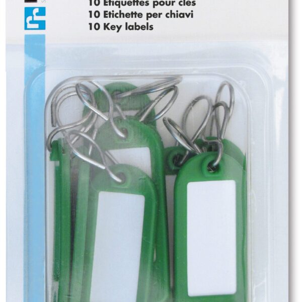 RIEFFEL SWITZERLAND Schlüsseletiketten 8034 SB/10 GRÜN 10 Stück grün