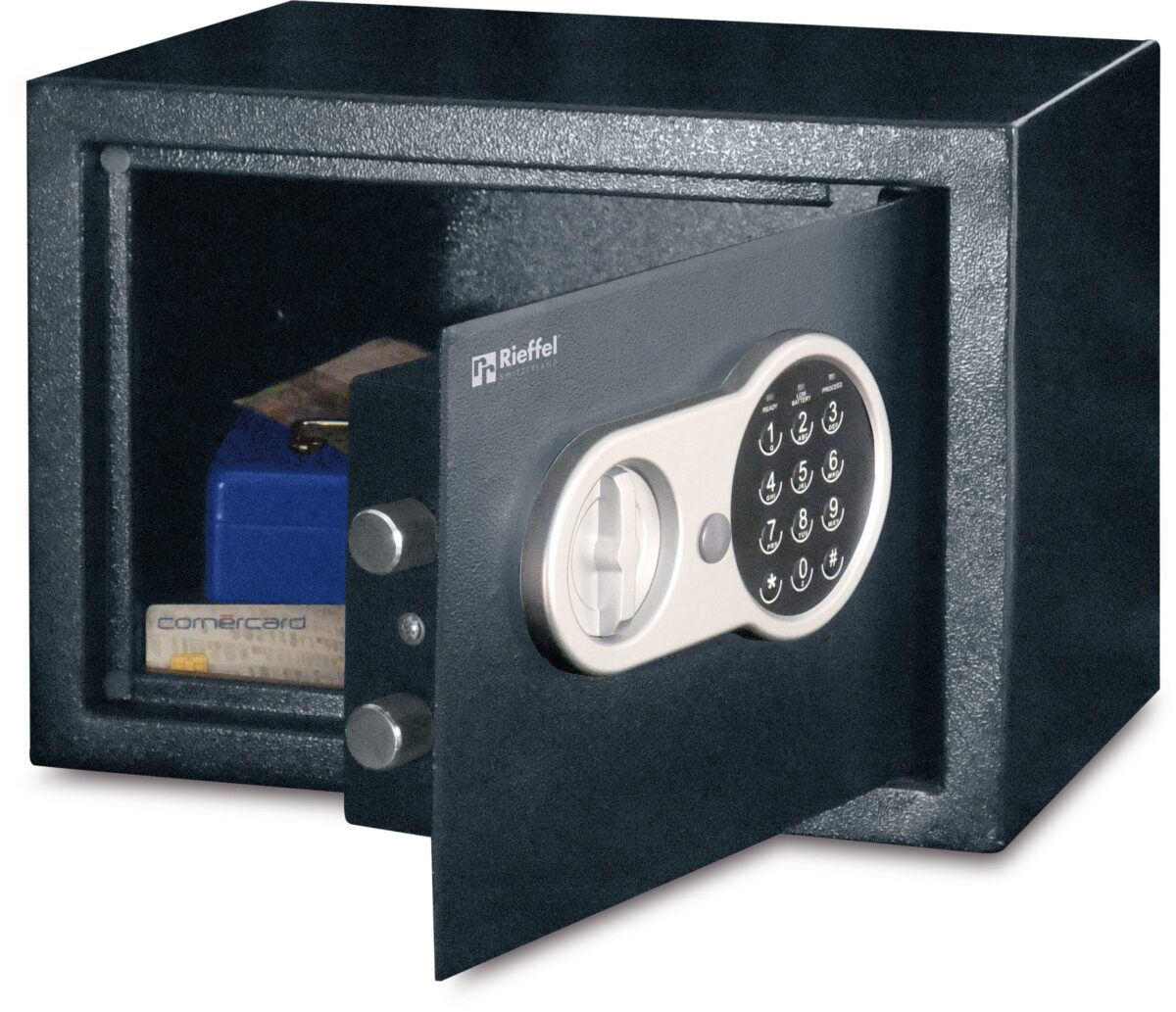RIEFFEL SWITZERLAND Sicherheitsbox 250x350x250mm HGS-16 E schwarz – Hochwertig & günstig bei ShopDeca
