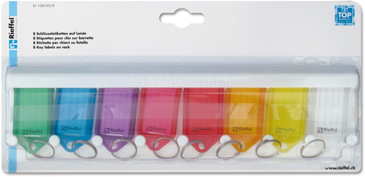 RIEFFEL SWITZERLAND Schlüsselleiste KT 1000 RTL/8 38x22mm 8 Stück – Hochwertig & günstig bei ShopDeca