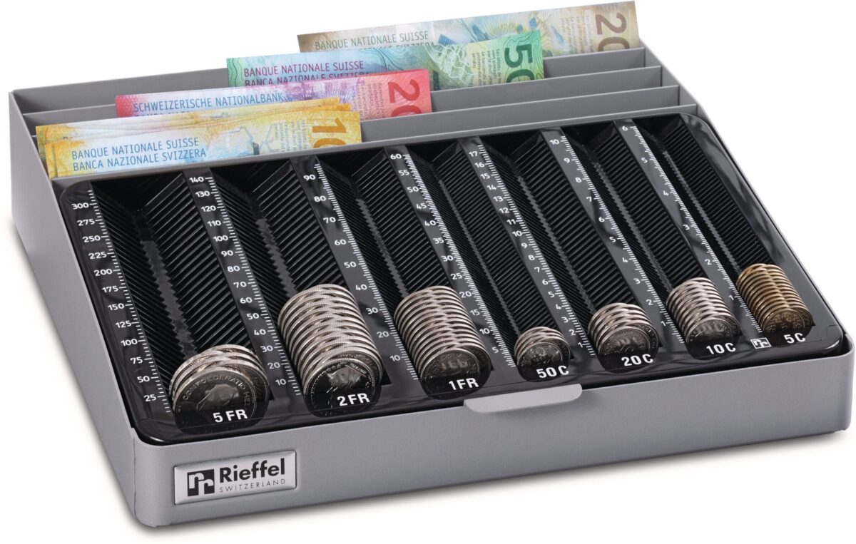 RIEFFEL SWITZERLAND Geldkassetten MONETA-MOBILE+ CH für CHF 282x280x60mm – Hochwertig & günstig bei ShopDeca