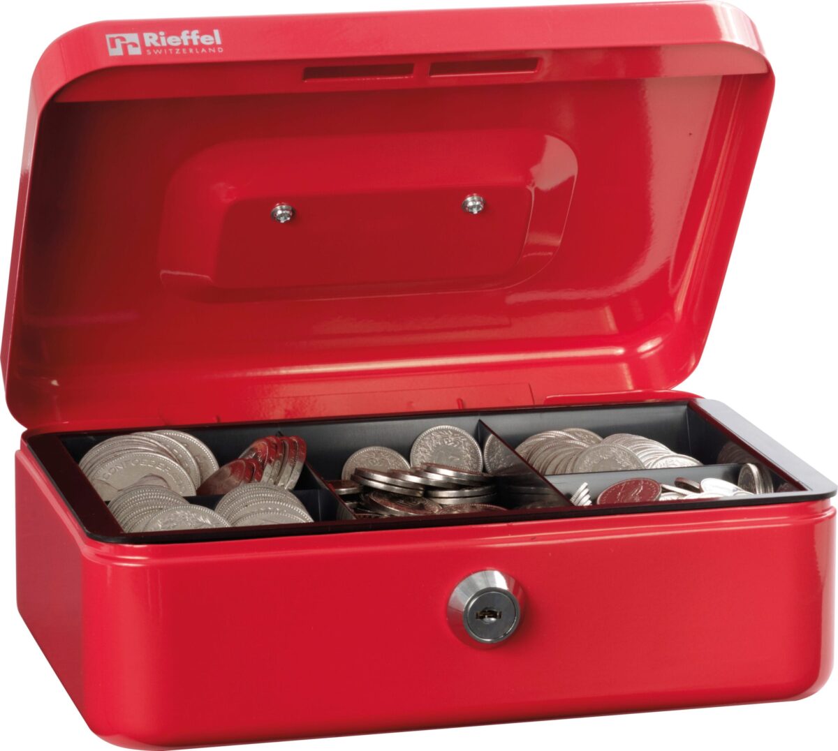 RIEFFEL SWITZERLAND Geldkassette Valorit VT-GK 2 ROT 7,7x20,7x15,7cm rot – Hochwertig & günstig bei ShopDeca