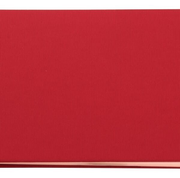 RÖSSLER Fotoalbum 1329452361 19.5x14.5cm, rot/off-white