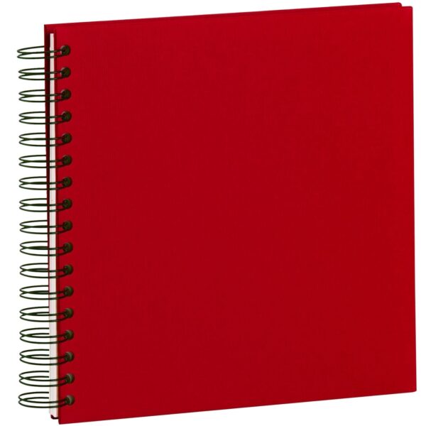 RÖSSLER Fotoalbum 1329452366 23x23cm, rot/off-white