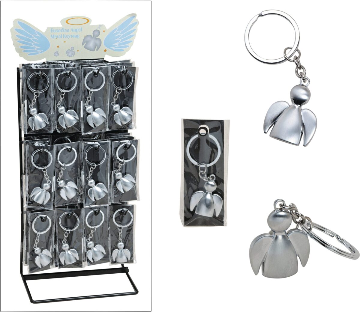 ROOST Schlüsselanhänger Engel 10010555 metall, ass. 3cm – Hochwertig & günstig bei ShopDeca