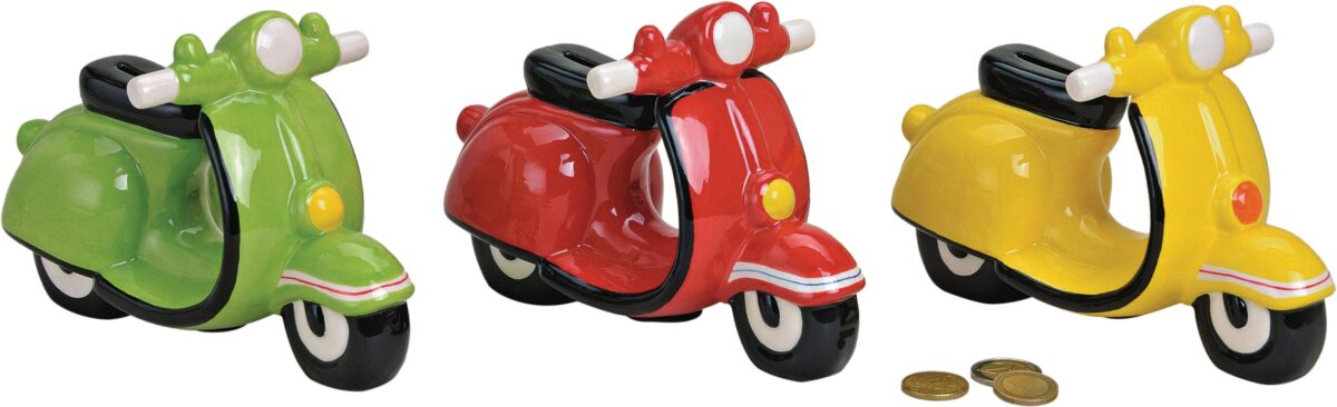 ROOST Sparkasse Motorroller 10016850 Keramik, ass. 20x6x8cm – Hochwertig & günstig bei ShopDeca
