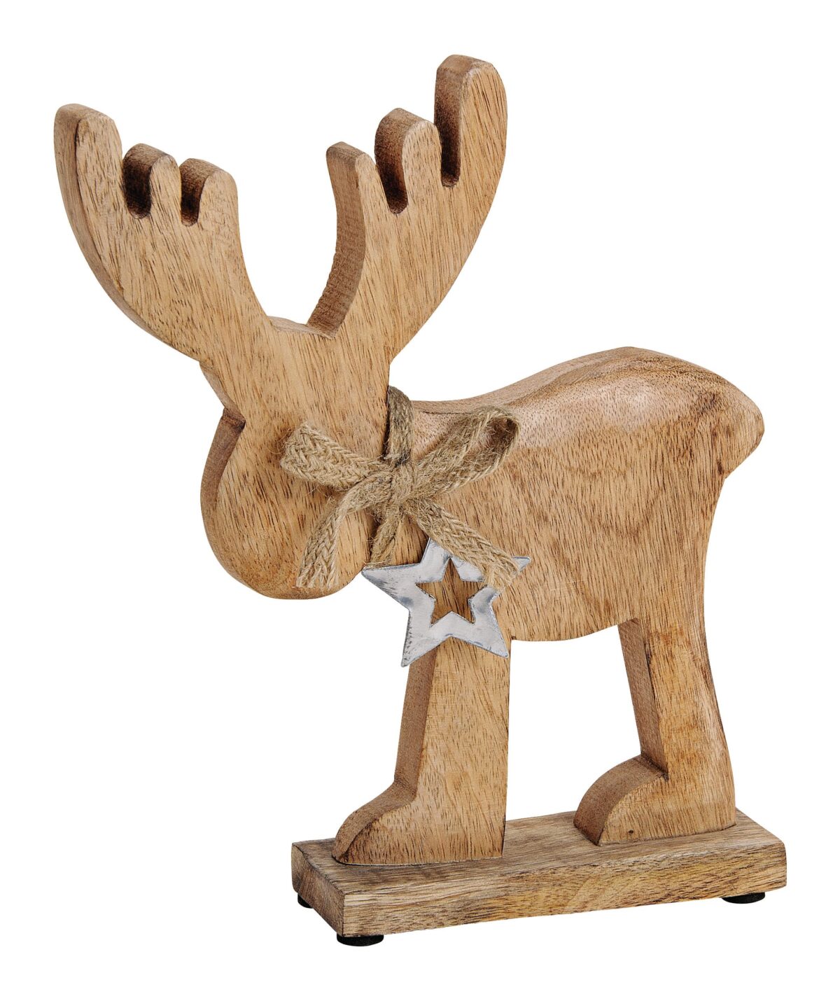 ROOST Aufsteller Elch 10023055 Mangoholz 27x25x6cm – Hochwertig & günstig bei ShopDeca