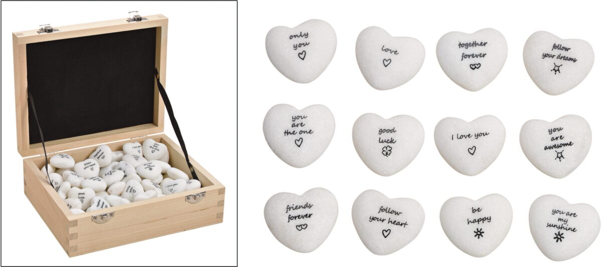 ROOST Marmorherz mit Spruch 10029600 weiss, ass. – Hochwertig & günstig bei ShopDeca