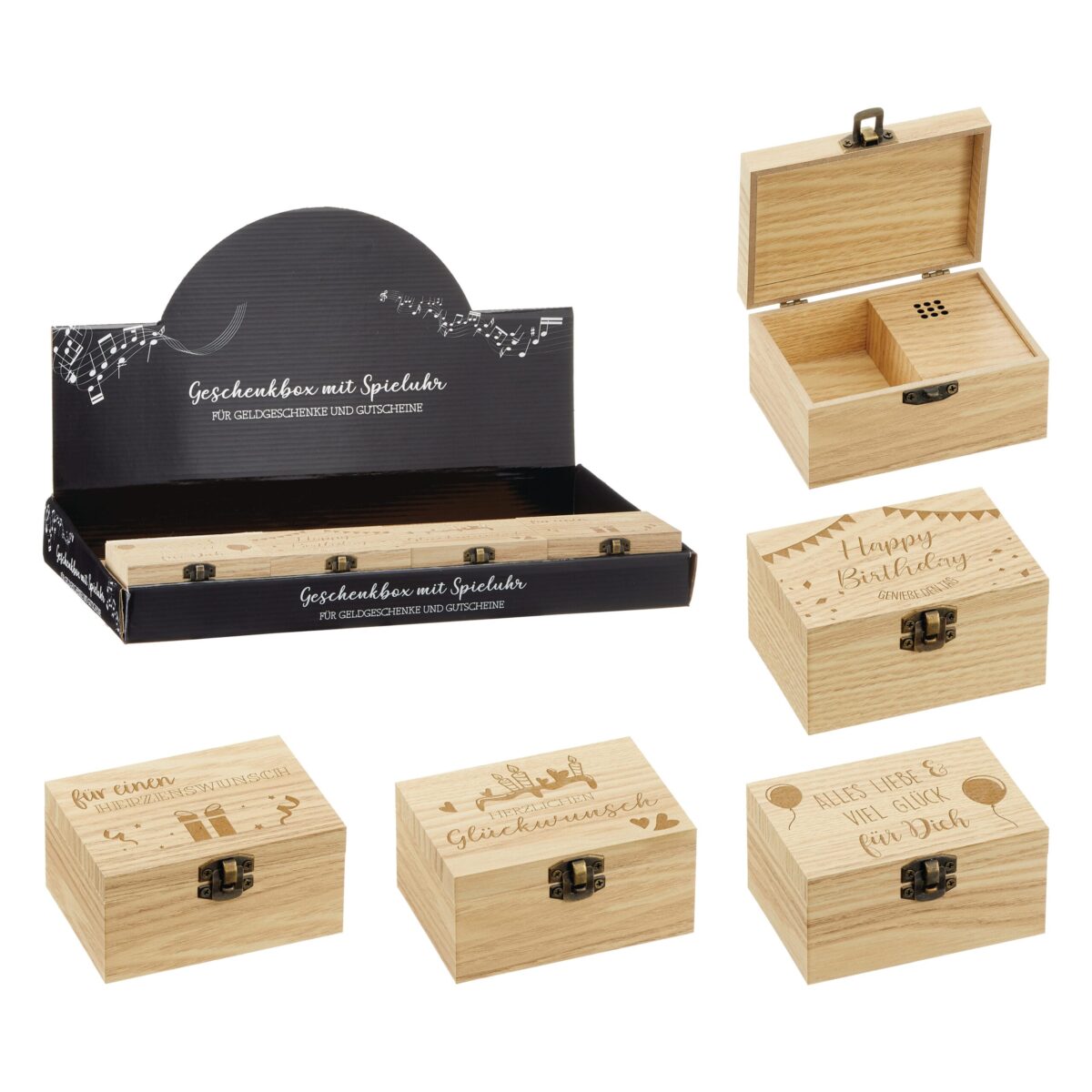 ROOST Spieluhr Music box 10031491 ass. 10x5x7cm – Hochwertig & günstig bei ShopDeca
