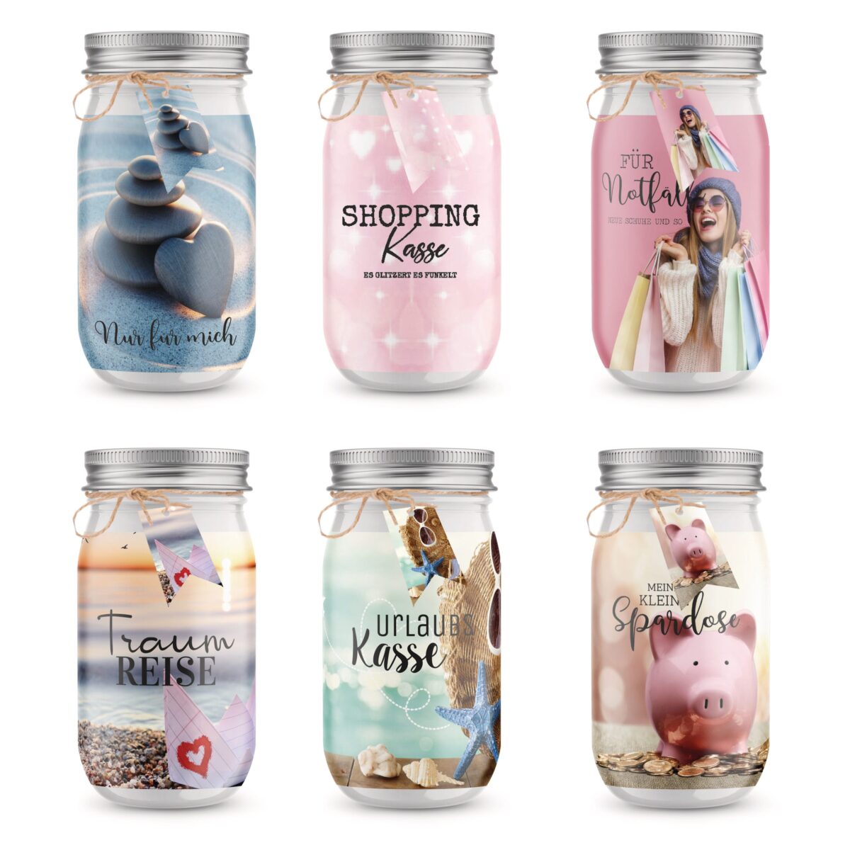 ROOST Spardose Kasse & Reise 10032594 Glas, ass. 8x13x8cm – Hochwertig & günstig bei ShopDeca