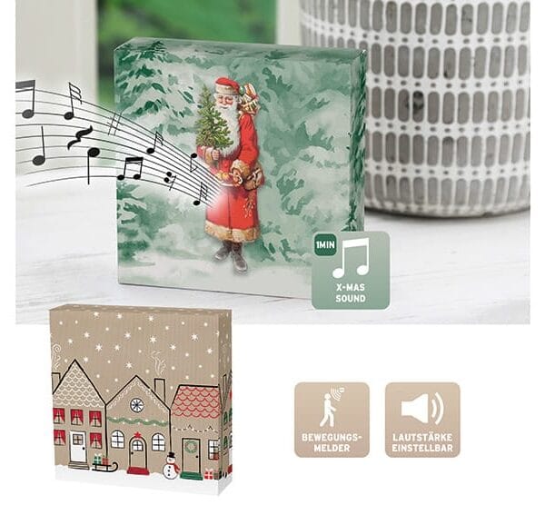 ROOST Soundbox 12x12x3.5cm 10042031 Weihnachtsmusik