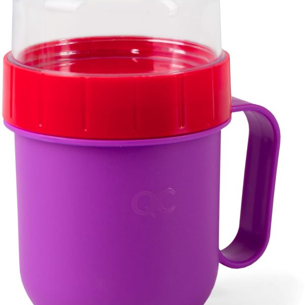 ROOST Lunch Tasse 13x10x15mm 497734 elegant violet/vivid red