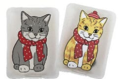 ROOST Taschenwärmer Katze 512578 gelb/rot 2 assortiert