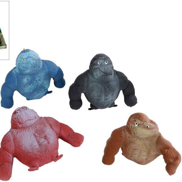 ROOST Jungle Expedition Stretch 621539 Gorilla, assortiert 12cm