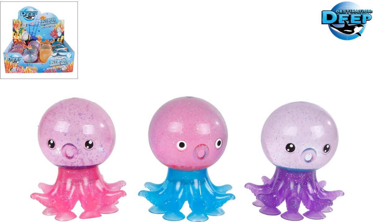 ROOST Squeeze Ball Octopus 621579 mit Saugnäpfen, assortiert – Hochwertig & günstig bei ShopDeca