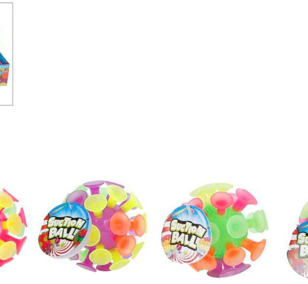 ROOST Saugnapf Ball 10cm 621677 4 assortiert