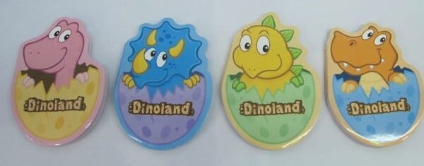 ROOST Notizblock DLN-003 Dinosaurier, assortiert