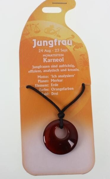 ROOST Halsband Jungfrau G254 Karneol