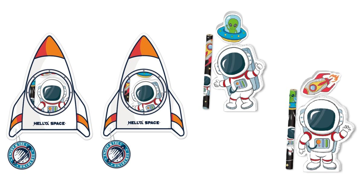 ROOST Schreibset ass. HAST-001 Space – Hochwertig & günstig bei ShopDeca
