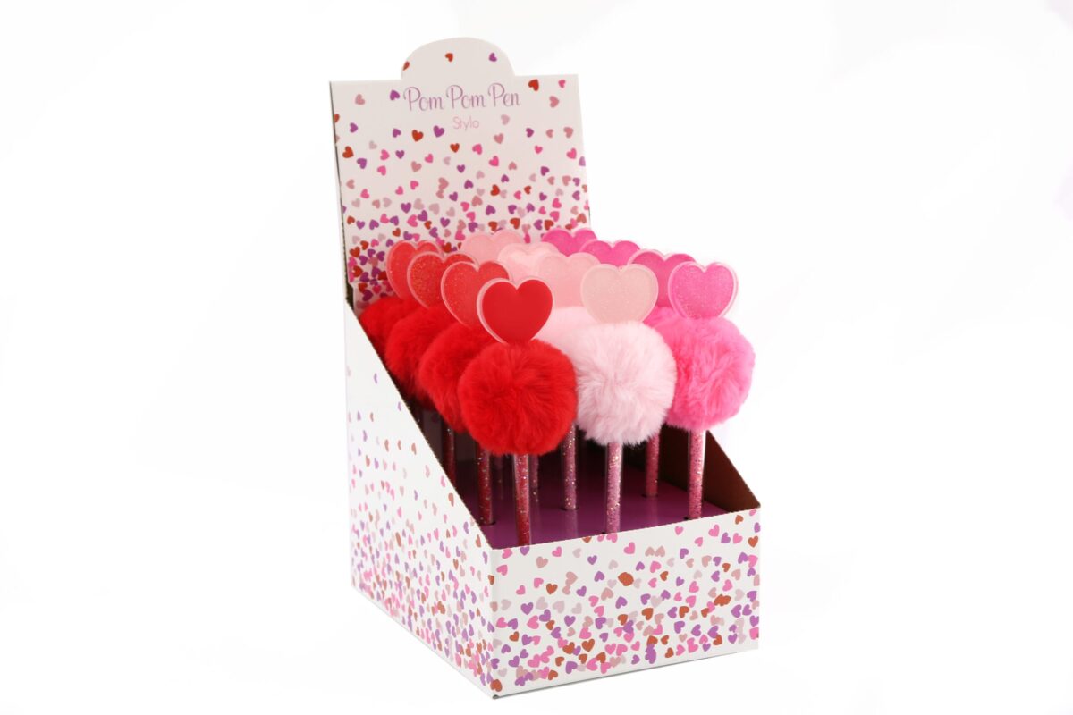 ROOST Kugelschreiber ST7236 Herz Pompom – Hochwertig & günstig bei ShopDeca
