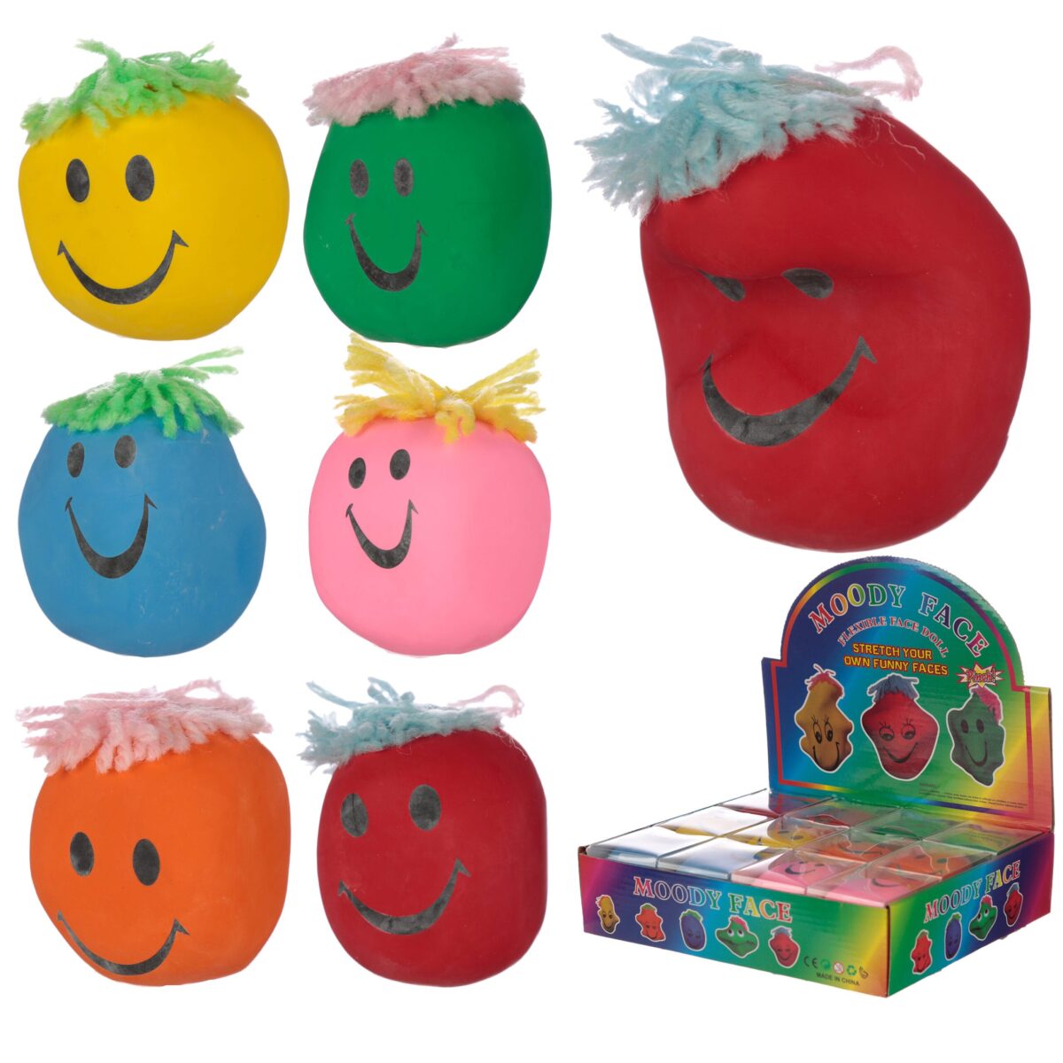ROOST Stressball Knautschkopf TY446 farbig – Hochwertig & günstig bei ShopDeca