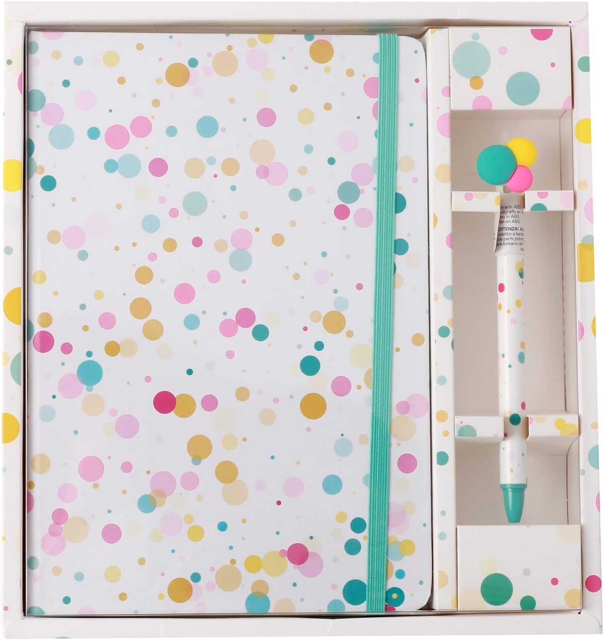 ROOST Set Notizbuch und Stift XL2066 Bubble liniert – Hochwertig & günstig bei ShopDeca