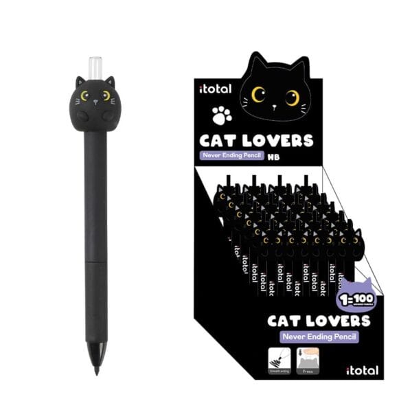 ROOST Bleistift Never Ending XL2070A black Cat