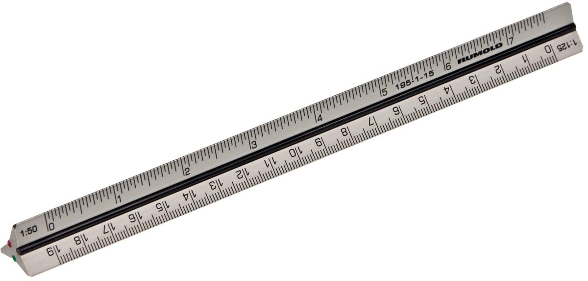 RUMOLD Dreikantmassstab 195/15 15cm 195/1/15 architect 1 Alu – Hochwertig & günstig bei ShopDeca