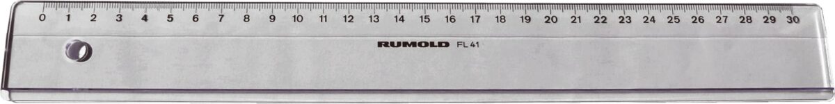 RUMOLD Technikerlineal FL 41 30cm FL 41/30 transparent – Hochwertig & günstig bei ShopDeca