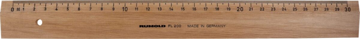 RUMOLD Flachlineal 30cm FL200/30 Buche – Hochwertig & günstig bei ShopDeca