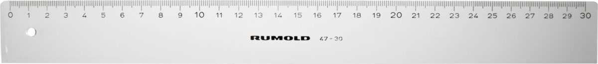 RUMOLD Flachlineal 30cm FL47/30 transparent – Hochwertig & günstig bei ShopDeca