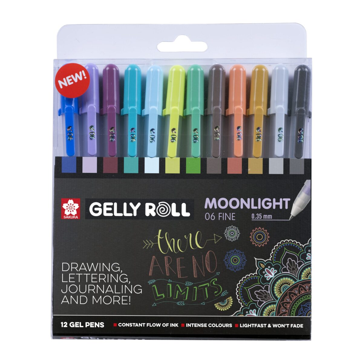 SAKURA Gelly Roll 06 Fine 0.35mm POXPGBMOO12A Moonlight, Cosmos 12 Stück – Hochwertig & günstig bei ShopDeca