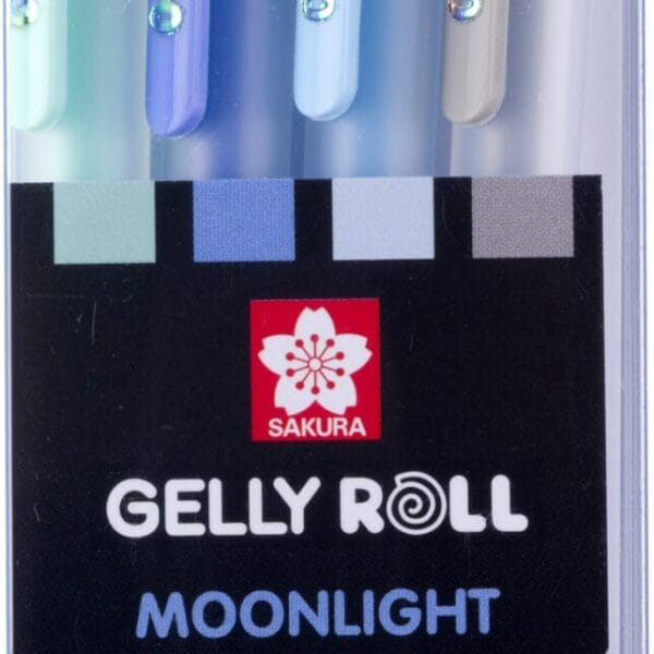 SAKURA Gelly Roll 0.50mm POXPGBMOO4B Moonlight Pastel Aurora 4 Stk.