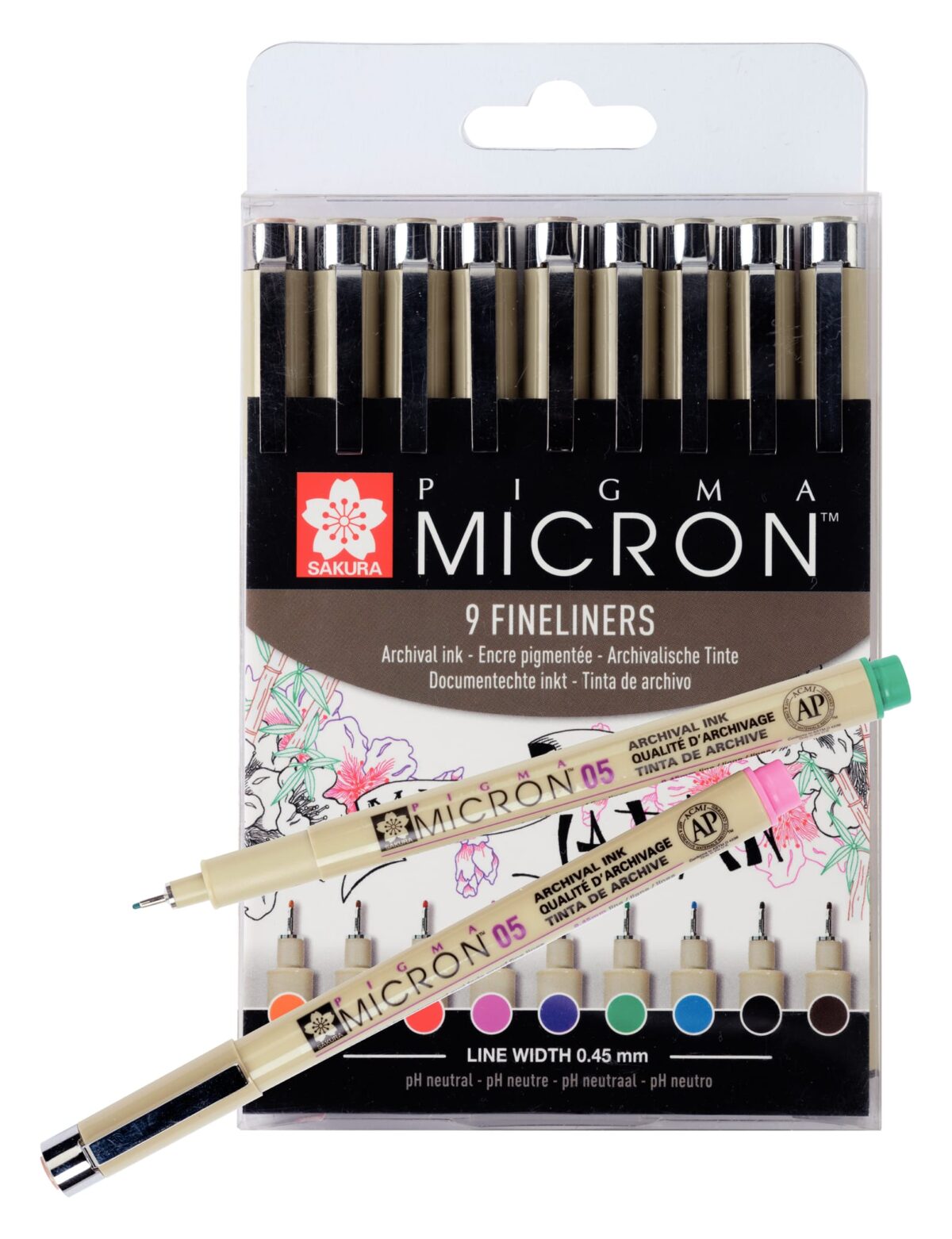 SAKURA Pigma Micron 05 Set POXSDK059 9 Stück – Hochwertig & günstig bei ShopDeca