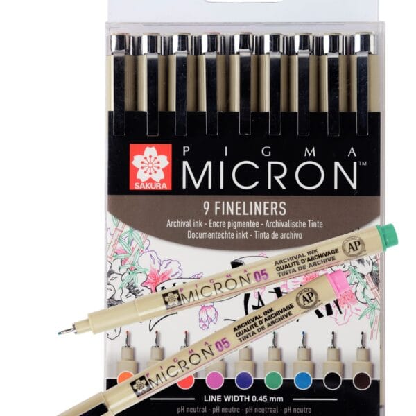 SAKURA Pigma Micron 05 Set POXSDK059 9 Stück