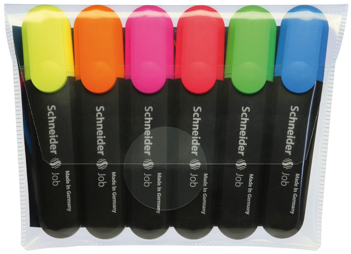 SCHNEIDER Textmarker 150 115096 6 Stück – Hochwertig & günstig bei ShopDeca