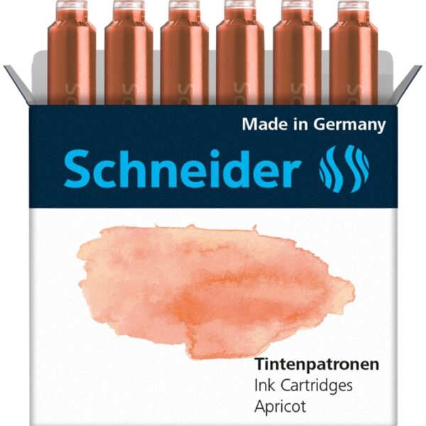 SCHNEIDER Tintenpatronen 166116 apricot 6 Stk.