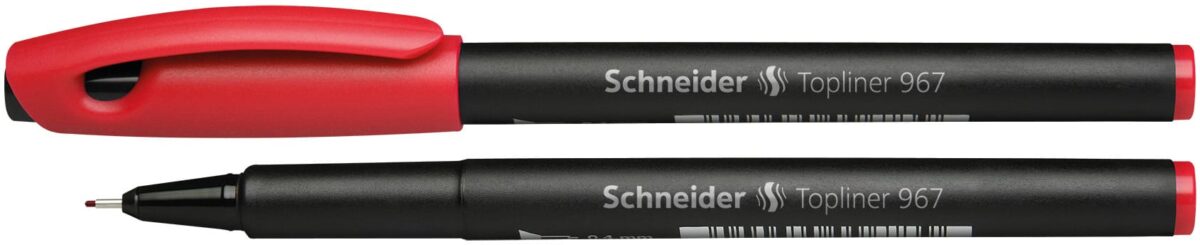 SCHNEIDER Fineliner Topliner 967 0,4mm 9672 rot – Hochwertig & günstig bei ShopDeca