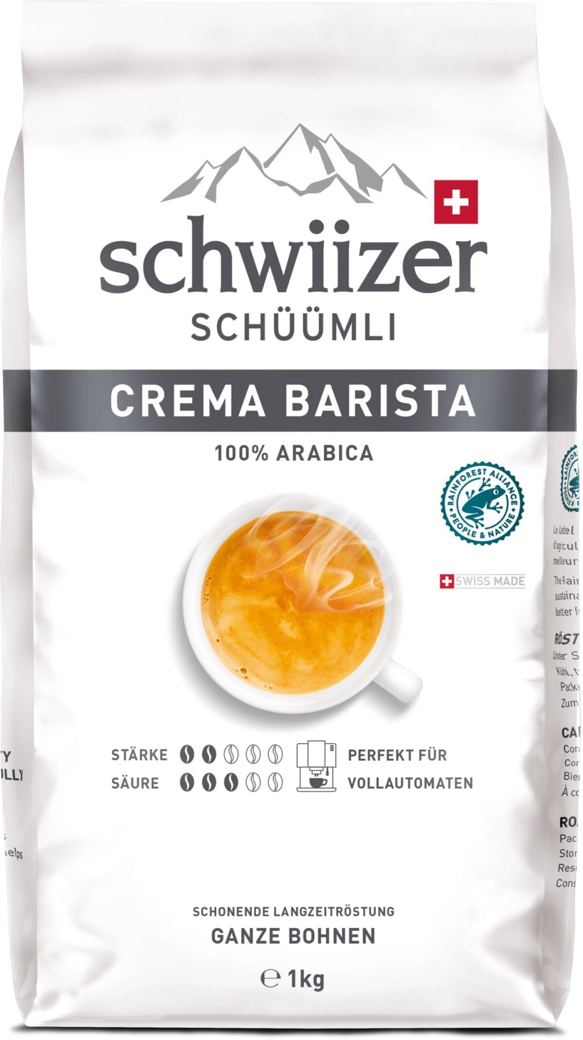 SCHWIIZER Schüümli Crema Barista 1kg 10169648 Bohnenkaffee – Hochwertig & günstig bei ShopDeca