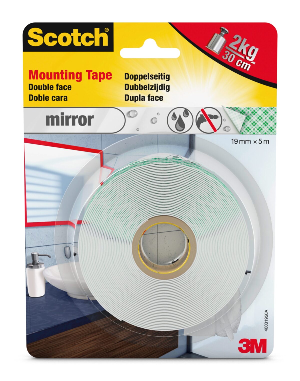 SCOTCH Montageband Mirror 19mmx5m 4496W-1950 -P – Hochwertig & günstig bei ShopDeca