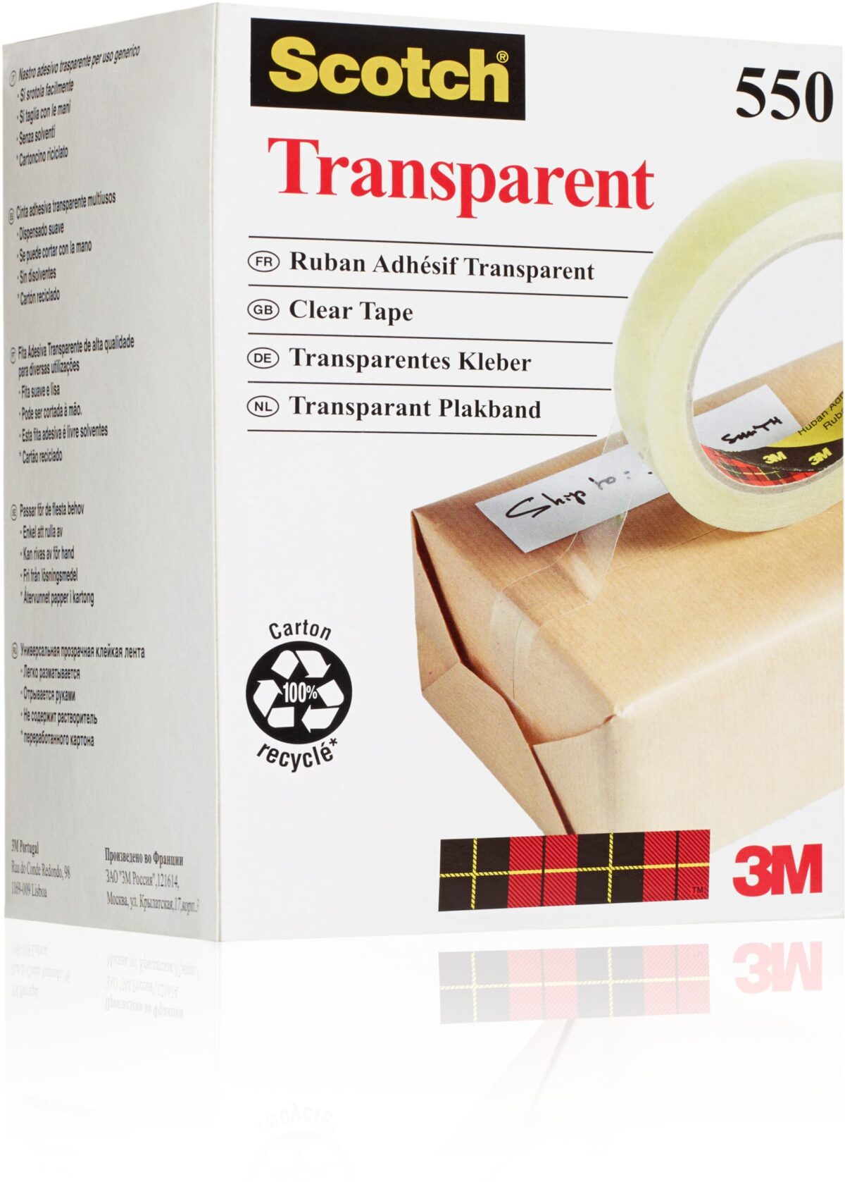 SCOTCH Tape 550 19mmx66m 5501966K transparent, reissfest – Hochwertig & günstig bei ShopDeca