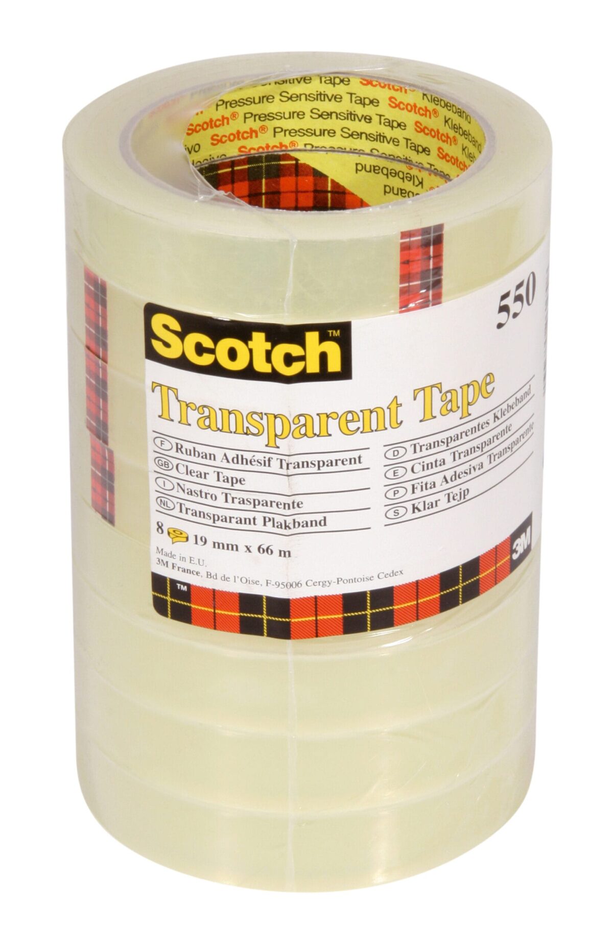 SCOTCH Klebeband 550 5501966K-8 19mmx66m transp. 8 Stück – Hochwertig & günstig bei ShopDeca