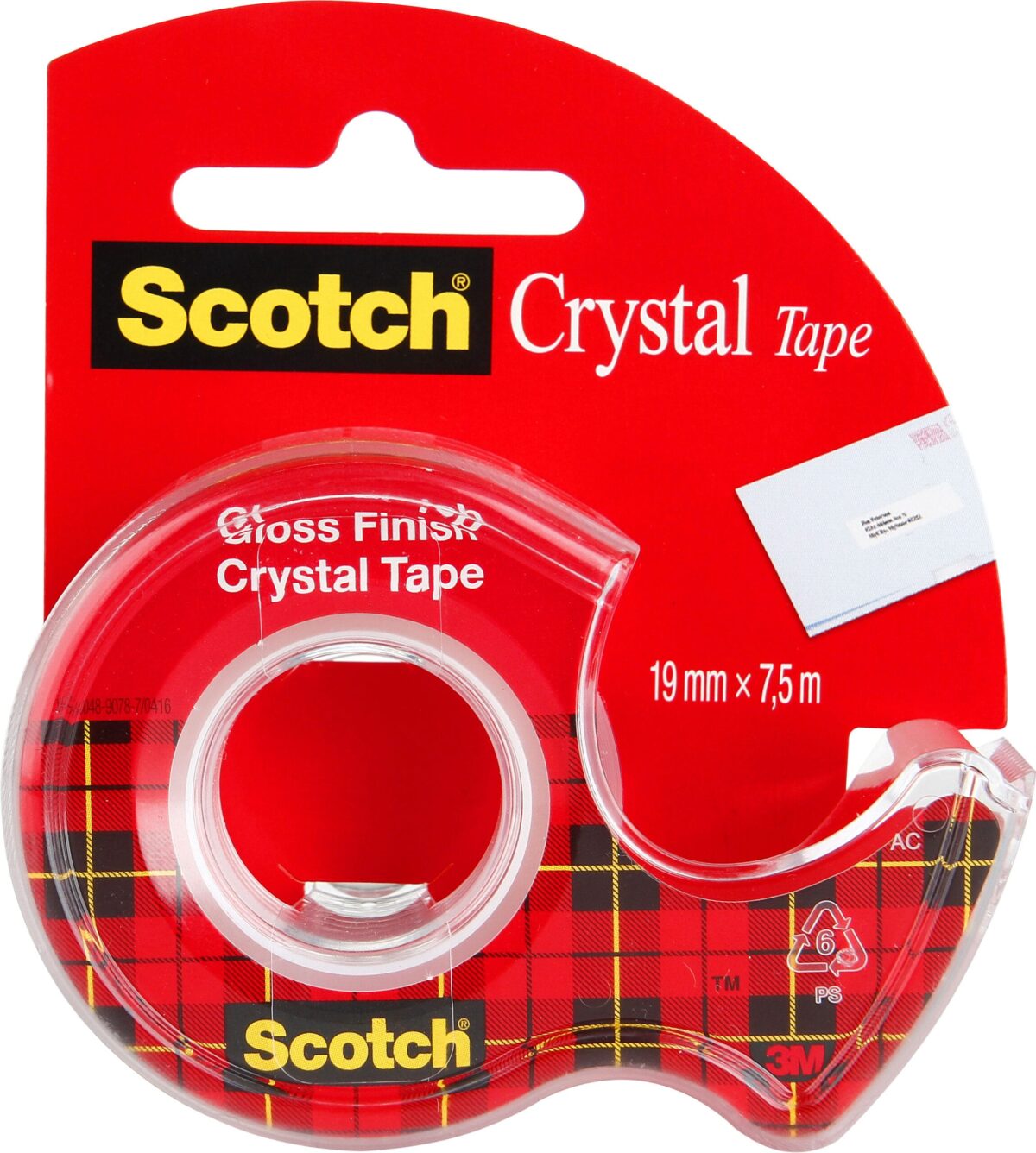SCOTCH Crystal Tape 19mmx7.5m 6-1975D kristallklar, auf Abroller – Hochwertig & günstig bei ShopDeca