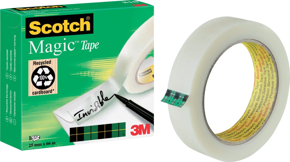SCOTCH Magic Tape 810 25mmx66m 8102566K unsichtbar, refill – Hochwertig & günstig bei ShopDeca