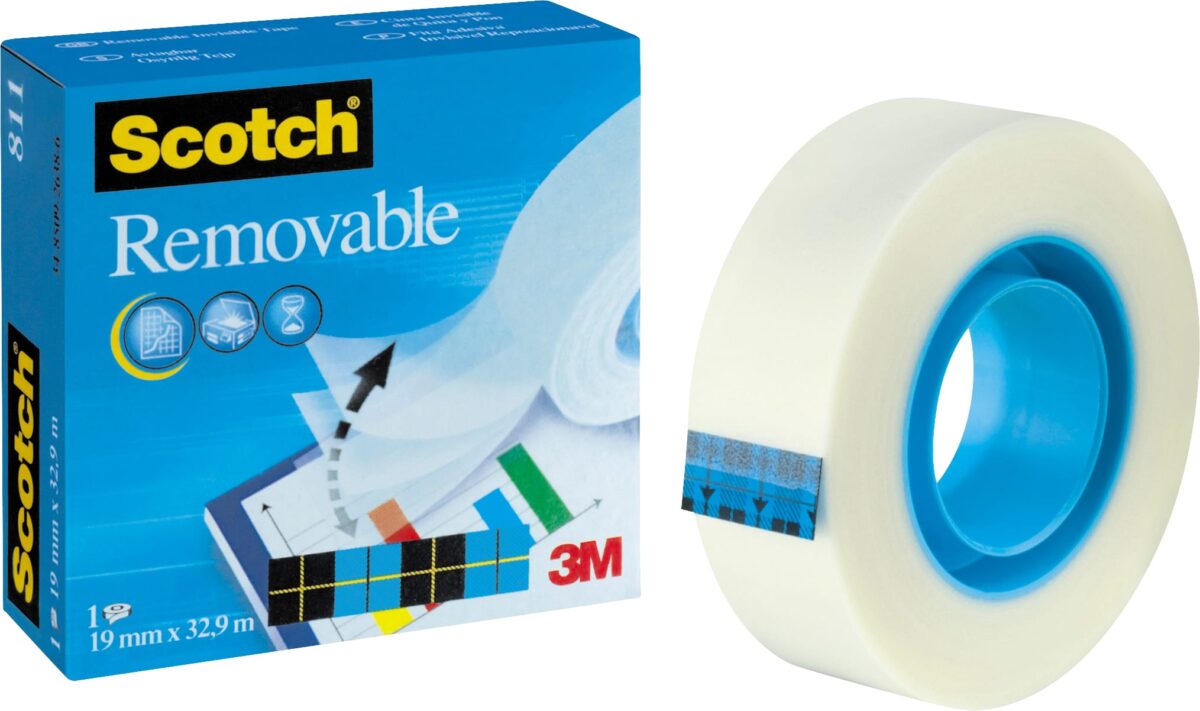 SCOTCH Tape 811 19mmx33m 8111933K unsichtbar, ablösbar – Hochwertig & günstig bei ShopDeca