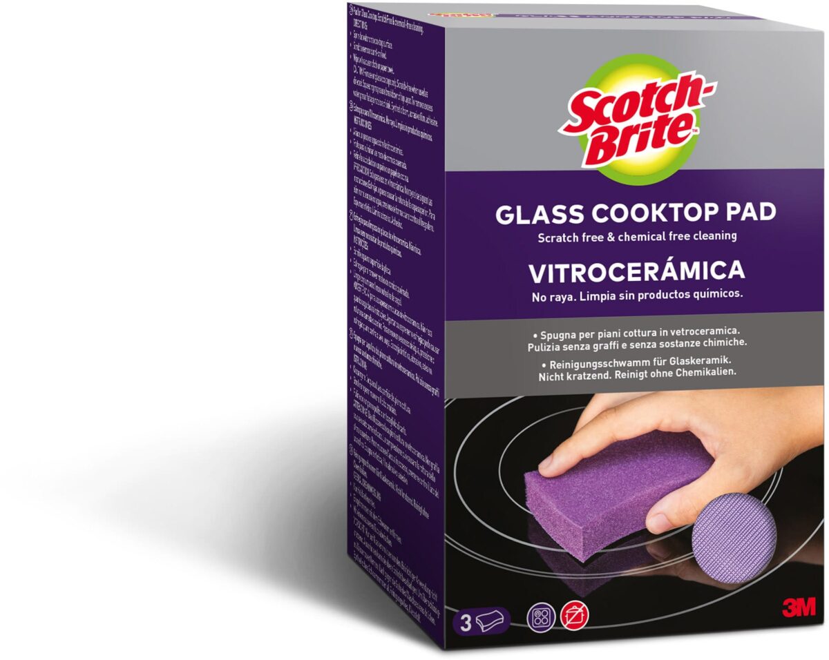 SCOTCH-BRITE Reinigungsschwamm Glaskeramik 7100245167 3 Stück – Hochwertig & günstig bei ShopDeca