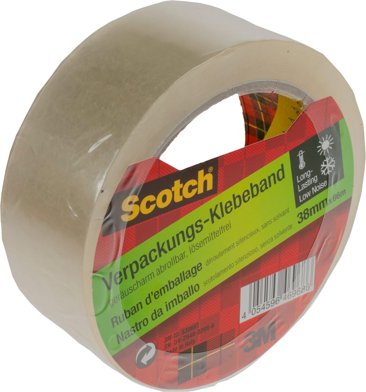 SCOTCH Verpackungs-Klebeband S3866T Transparent 38mm x 66m – Hochwertig & günstig bei ShopDeca