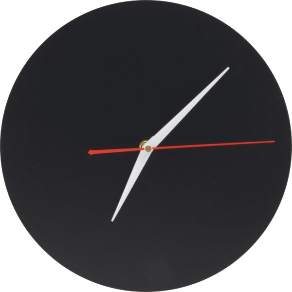 SECURIT Wanduhr SILHOUETTE FB-CLOCK schwarz, chalkboard