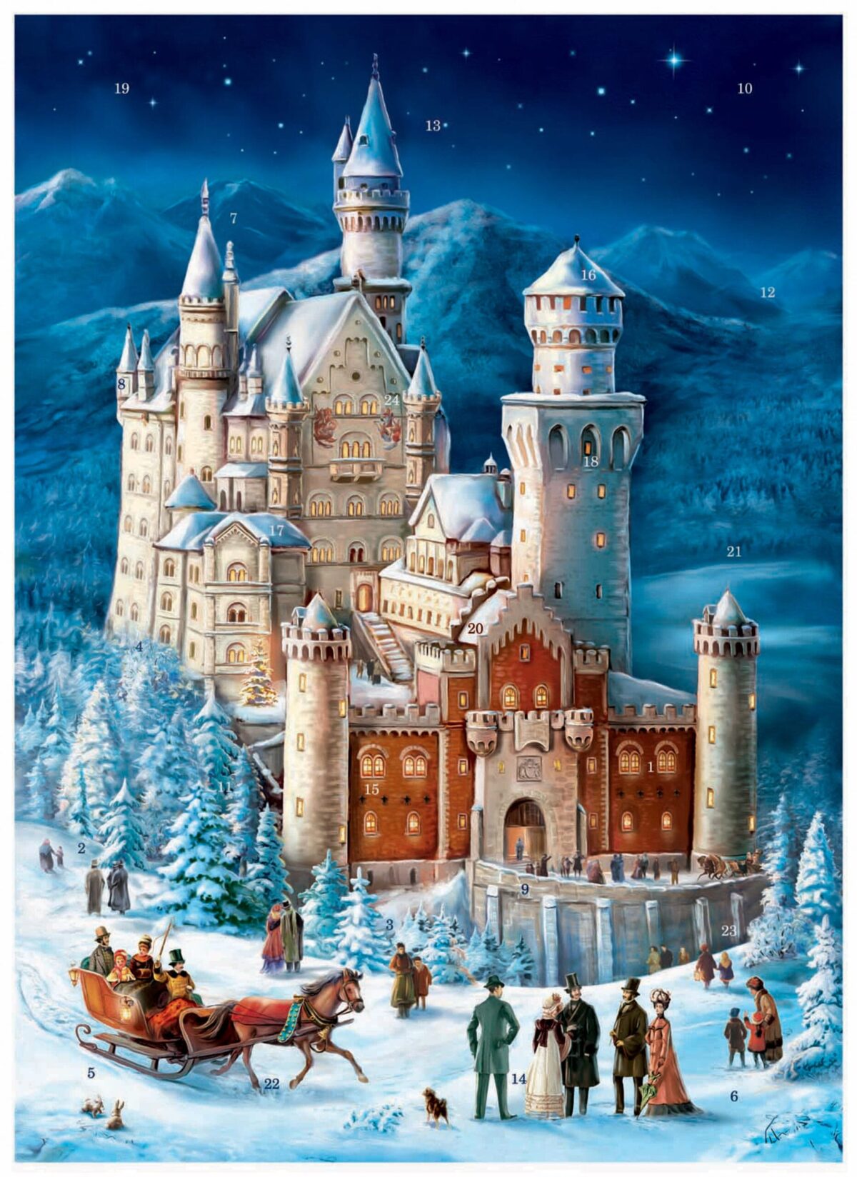 SELLMER Adventskalender 300 324 Neuschwanstein – Hochwertig & günstig bei ShopDeca